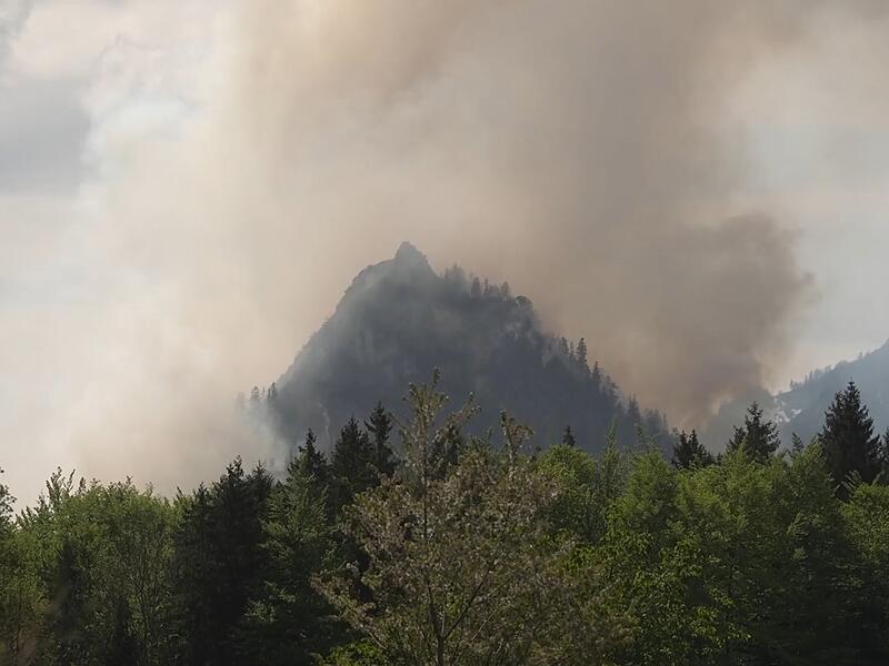 Waldbrand am Saur&uuml;sselkopf