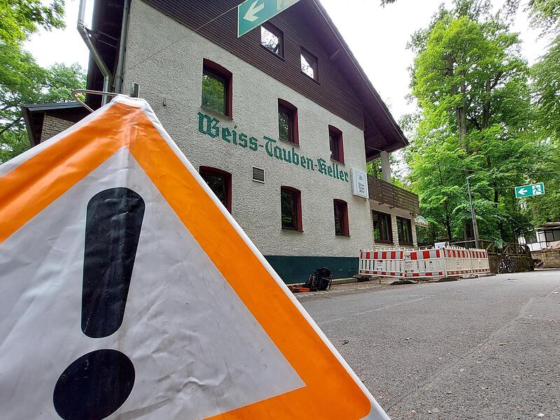 &bdquo;Bis auf Weiteres geschlossen&ldquo;: Eine Nachfolgeregelung f&uuml;r den Weiss-Tauben-Keller ist in Arbeit. Klappt das rechtzeitig bis zum Annafest?Forchheim & Fr&auml;nkische Schweiz
