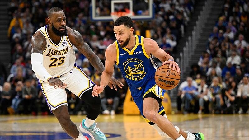 LeBron James und Stephen Curry
