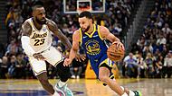LeBron James und Stephen Curry