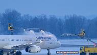 Winterwetter - Flughafen M&uuml;nchen