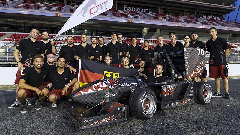 Ein Bild aus dem bisher erfolgreichsten Jahr von CAT-Racing: 2016 stand das Coburger Hochschulteam zweimal ganz oben auf dem Siegertreppchen.