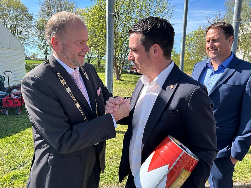 Verabschiedung von B&uuml;rgermeister Bernd Reisenweber in Ebersdorf bei Coburg