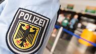 Bundespolizei am Flughafen Frankfurt