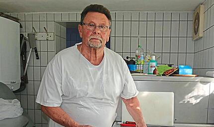 Hubert Kerler aus Niederndorf züchtet Damwild. Hubert Kerler aus Niederndorf züchtet Damwild.