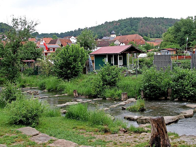 Die Fischtreppe in Ebelsbach.