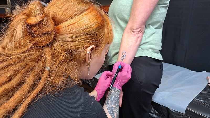 Organspende Tattoo Aktion Erlangen
