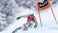 Jacob Schramm in Action auf der Streif in Kitzb&uuml;hel.