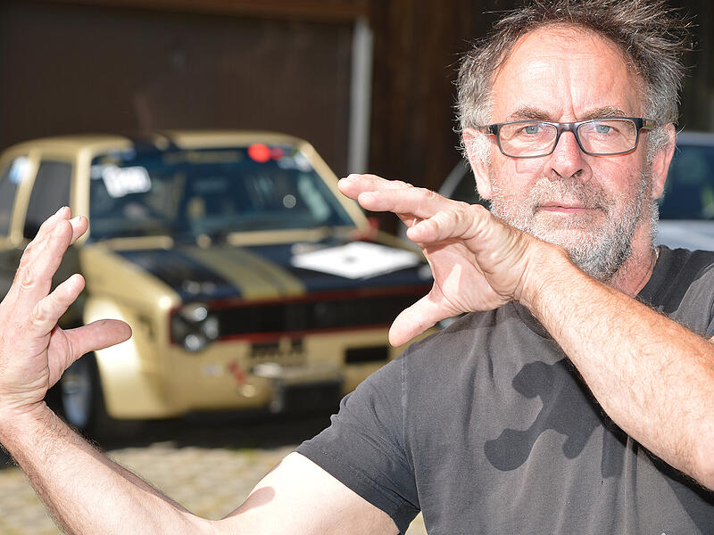 Frank Goldmann ist der Vater des Marktleugaster Oldtimer-Treffens, das heuer zum 13.Mal über die Bühne geht.