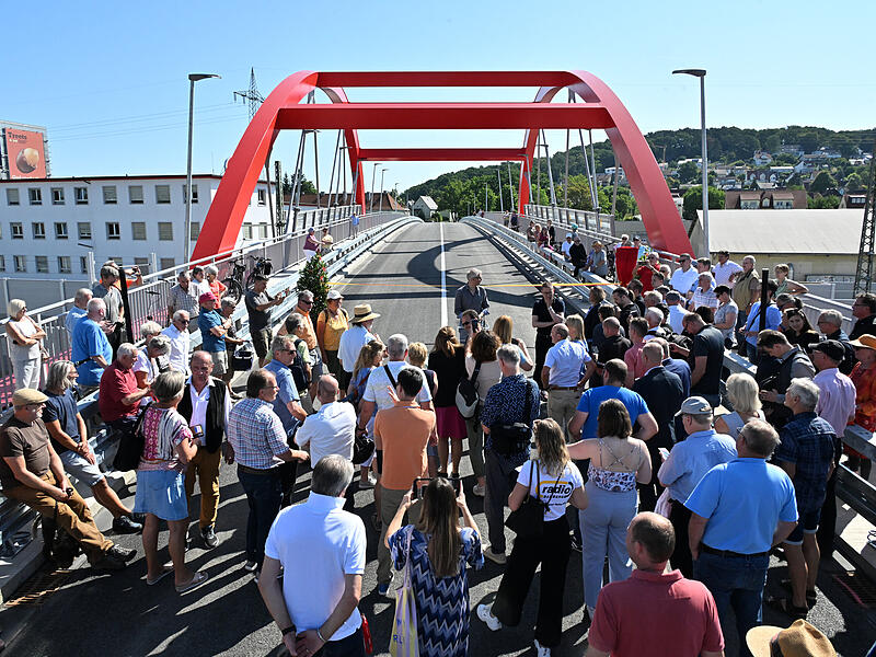 Piastenbrücke Forchheim EröffnungEröffnung Piastenbrücke