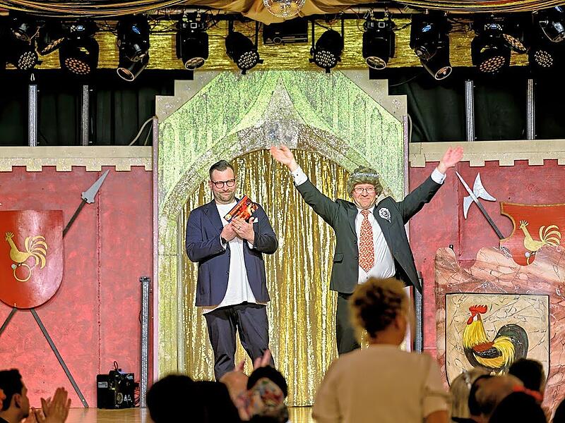 &bdquo;Trusch&auml;&auml;der Ritterfosenocht&ldquo; von den &bdquo;Rittern vom Hahn&ldquo; in Trunstadt.