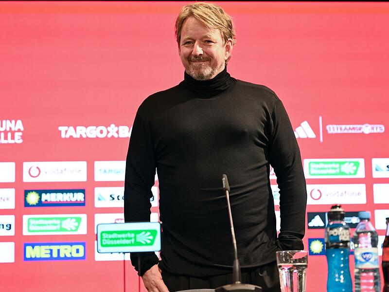 Fortuna D&uuml;sseldorf: Pressekonferenz mit neuem Sportvorstand