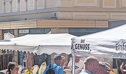 Kunst- und Handwerkermarkt in Bad Kissingen.