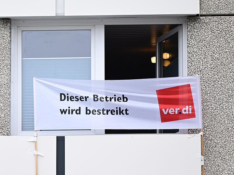 Streik-Banner
