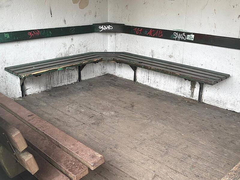 Ramadama Aufräumaktion am 14. März in MünnerstadtRamadama Aufräumaktion am 14. März in Münnerstadt Nachherbild vom Häuschen im Novizengarten