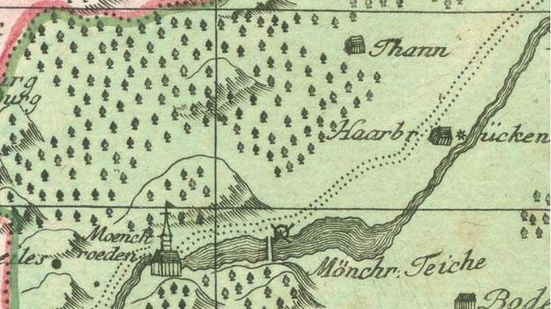 „Special-Charte Des Sachsen-Coburg-Salfeldischen Landes-Antheils“ von 1783. „Special-Charte Des Sachsen-Coburg-Salfeldischen Landes-Antheils“ von 1783.