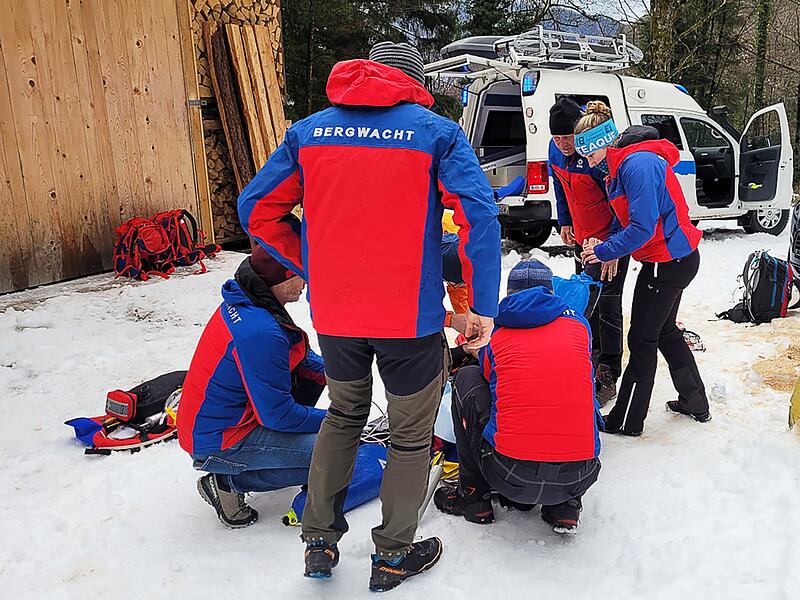Waldarbeiter bei Holzarbeiten schwer verletzt