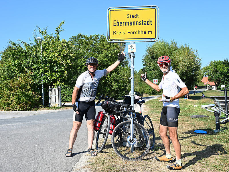 Ankunft in Ebermannstadt