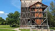 Der Gradierbau in Bad Kissingen muss neu gebaut werden.