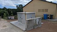 Die neue Trafostation in Windheim