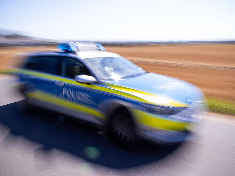 Polizeiauto Land Einsatz Symbol Polizeiauto Land Einsatz Symbol