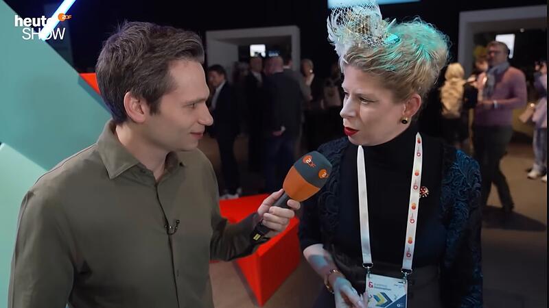 Lady Gaga? Nein, eine Unternehmerin aus Strullendorf. Christina B&ouml;hm landete am vergangenen Freitag (17.04) in der heute-show.