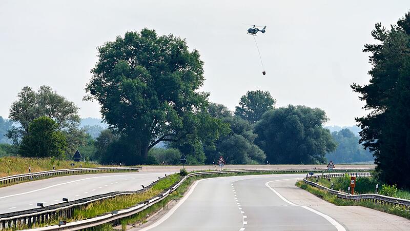 Waldbrand am Chiemsee