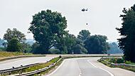 Waldbrand am Chiemsee