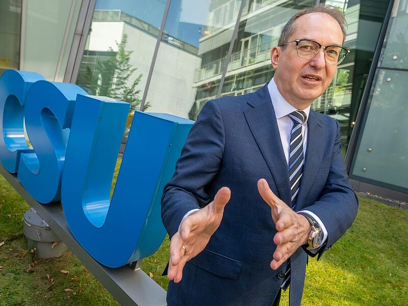 Bundesinnenminister Alexander Dobrindt (CSU) wird am Samstag, 31. Januar, in Coburg erwartet.