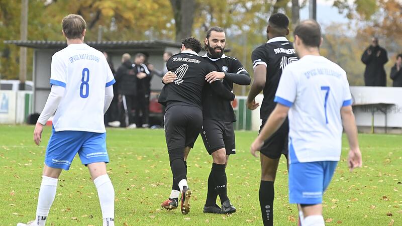 Lovis Pietsch (Mitte) erzielte zwei Treffer für den SC Sylvia Ebersdorf.
