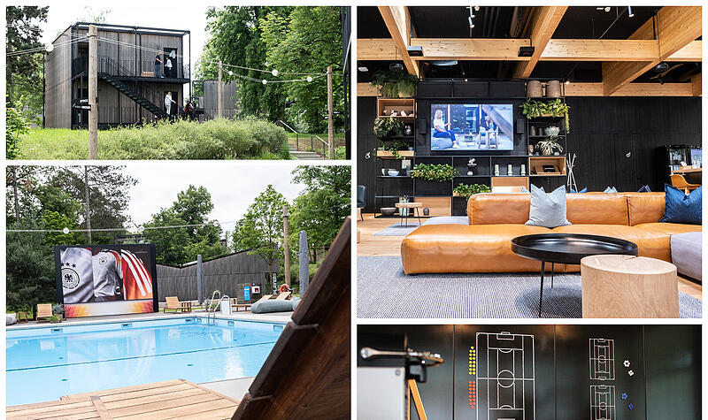 Während der EM 2024 wohnt die deutsche Nationalmannschaft im Home Ground in Herzogenaurach. Während der EM 2024 wohnt die deutsche Nationalmannschaft im Home Ground in Herzogenaurach.