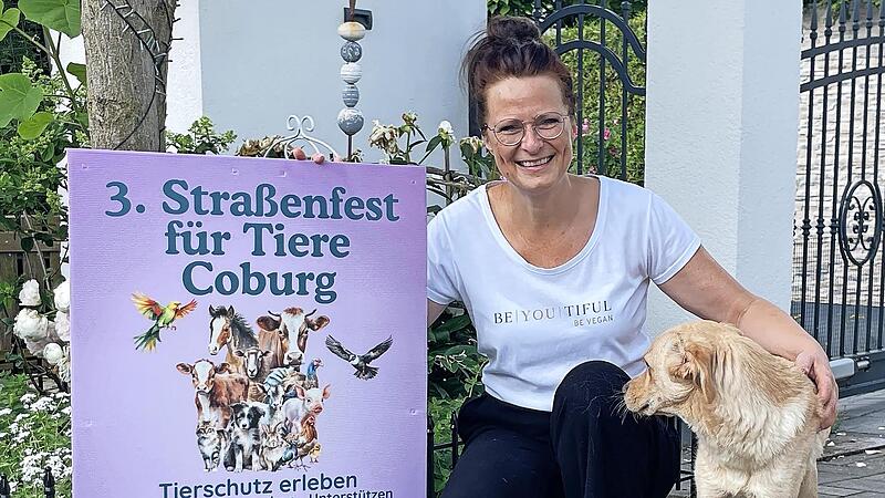 Juliane Sch&uuml;lke mit H&uuml;ndin Luca.