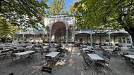 Der Musikpavillon im Wilde Rose Keller in Bamberg wurde aufwändig restauriert.