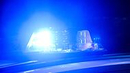 Blaulicht bei Nacht