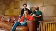 Die gebürtige Bambergerin Tina Gerstung hat gemeinsam mit David Ossa (links) und Sebastián García Muñoz das Literaturstudio „Studio 10119“ in Berlin gegründet.