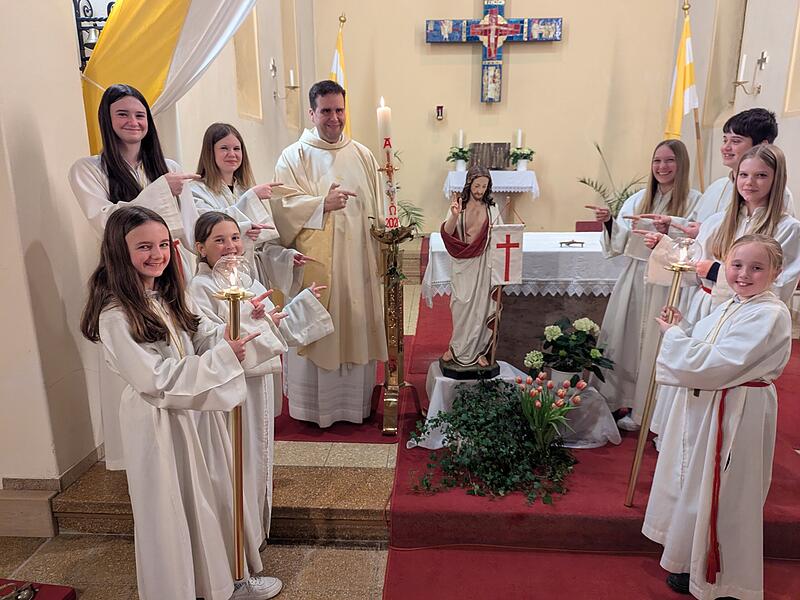 Besonders lebendig wurde Ostern in Wickendorf gefeiert.