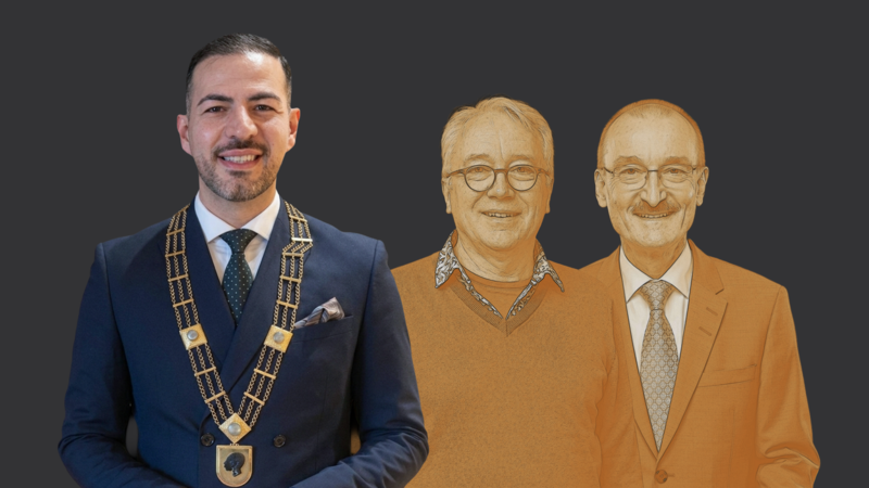 Bürgermeister-Poker in Coburg Can Aydin (links, SPD) wird wohl zum Zweiten Bürgermeister der Stadt Coburg aufsteigen. Dritter Bürgermeister könnte entweder Wolfram Haupt (Mitte, Grüne) werden oder Hans-Herbert Hartan (CSU).