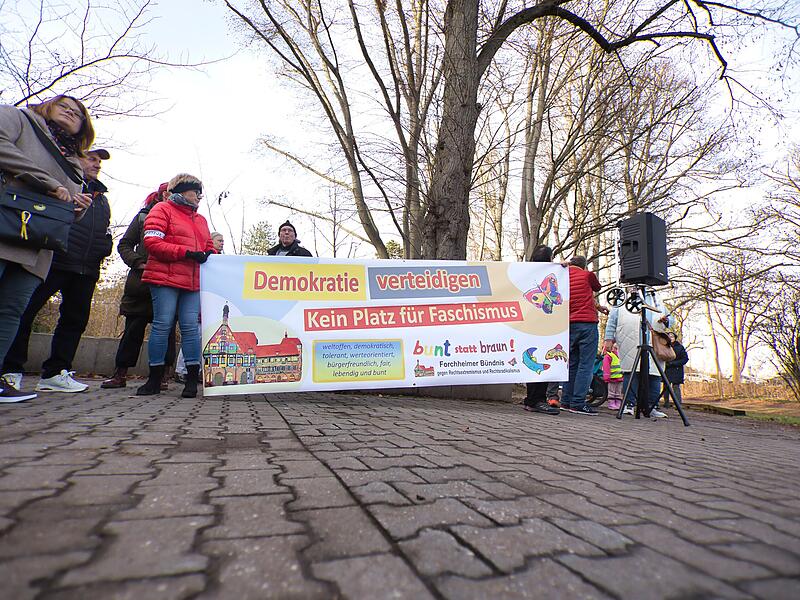 Demo f&uuml;r Demokratie in ForchheimDemo f&uuml;r Demokratie in Forchheim
