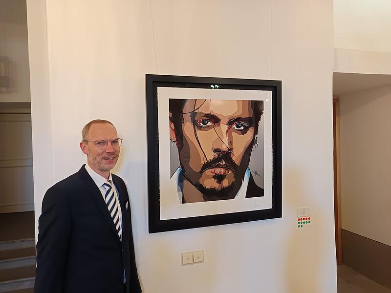 Ausstellung Jonny Depp Kuntshalle Banz