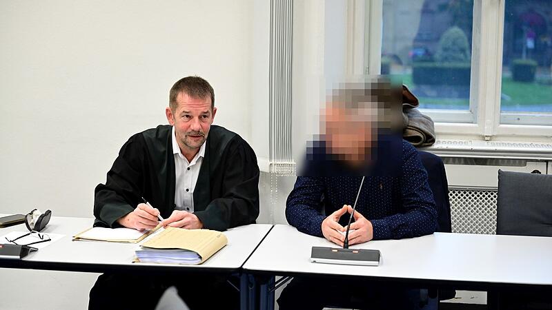 Rechtsanwalt Andreas Dräger aus Strullendorf und der Angeklagte
