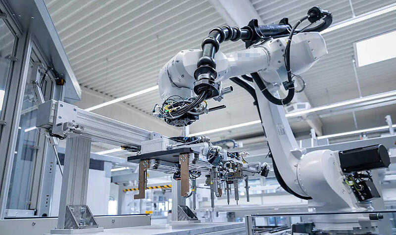 Roboter-Technologie bei Albert&Hummel Bamberg.