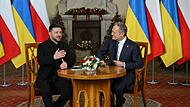 Ukrainischer Pr&auml;sident Selenskyj besucht Warschau
