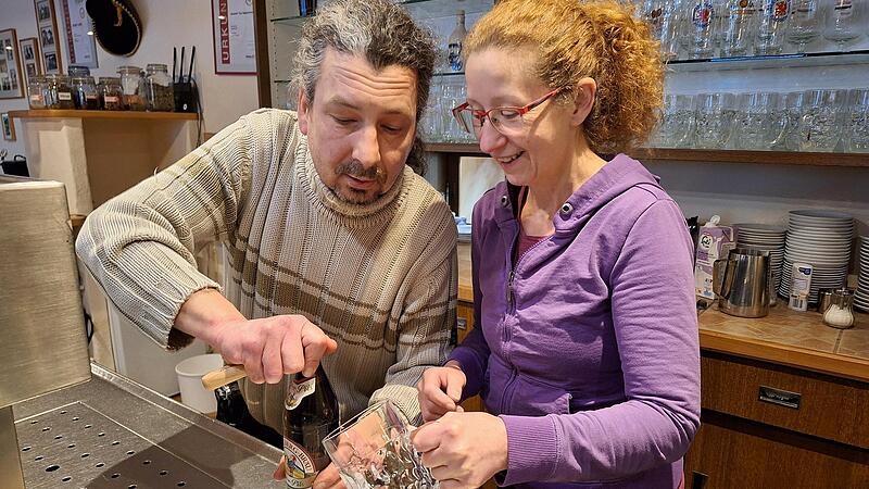 Vladimir Kloz und Kerstin G&ouml;&szlig;l vom Gasthof &bdquo;Zur S&auml;gem&uuml;hle"Forchheim & Fr&auml;nkische Schweiz