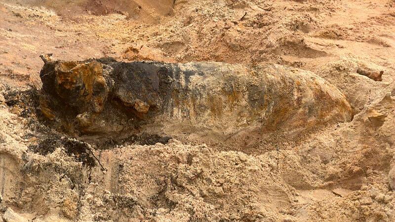 Fliegerbombe in Kronach-Gundelshof gefunden