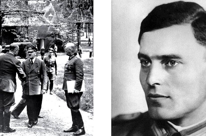 Nah an Hitler: Carl Schenk Graf von Stauffenberg und andere Milit&auml;rs.