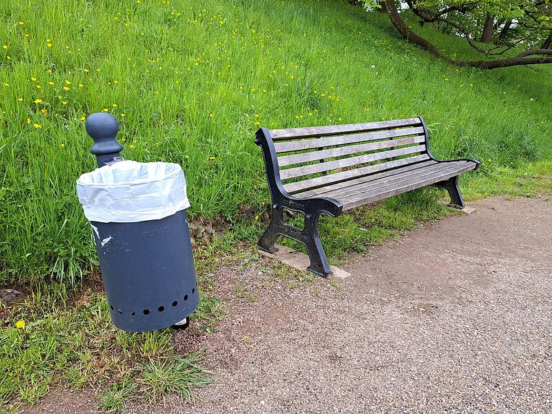 Diese Bank im Hofgarten sollte eigentlich gar nicht in der Liste sein. Doch unserer Redakteurin hatte an diesem Tag Gl&uuml;ck und die Aussicht war ph&auml;nomenal.