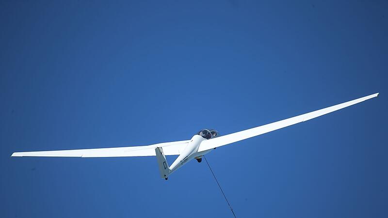 Ein Segelflugzeug musste bei Scheßlitz notlanden