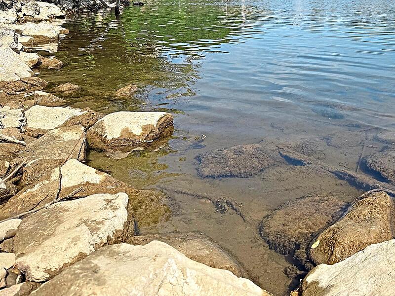 Aufgrund des Niederschlagswasserdefizits in den vergangenen Wochen kommt es im Kreis Kulmbach zu sinkenden Wasserst&auml;nden.Archiv/Beate Weigert
