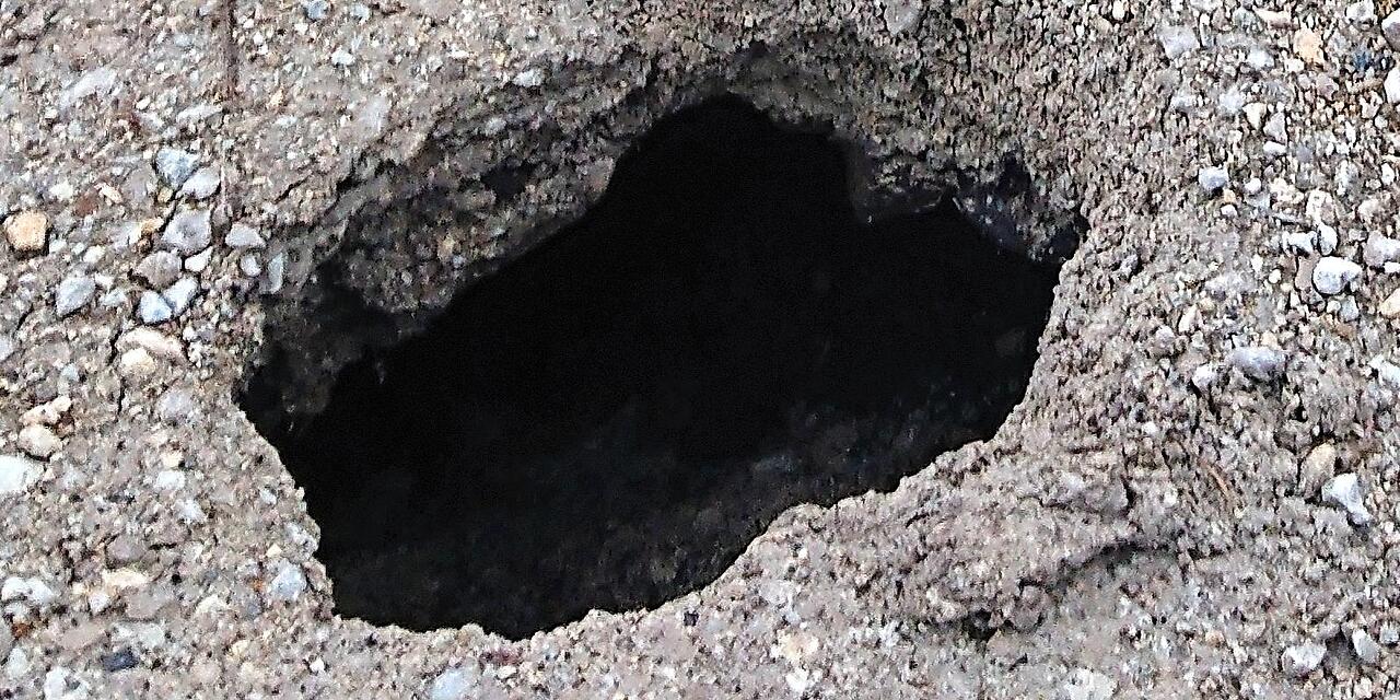 Und plötzlich war da ein Loch