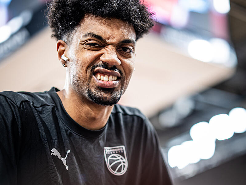 Ibrahim Watson spielt seit Sommer 2024 f&uuml;r die Bamberg Baskets.